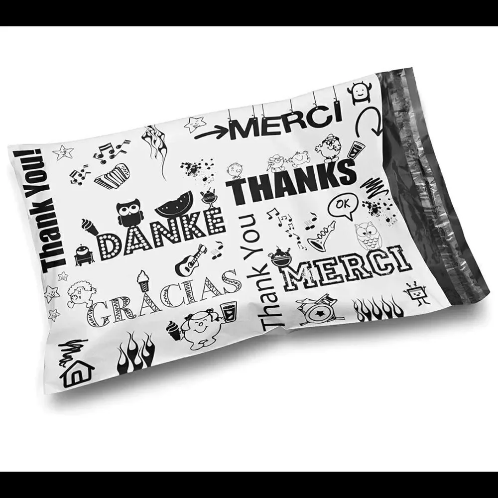 Poly Mailers MIX JR MUSCLES 6x9 10x13 14.5x19 40pcs